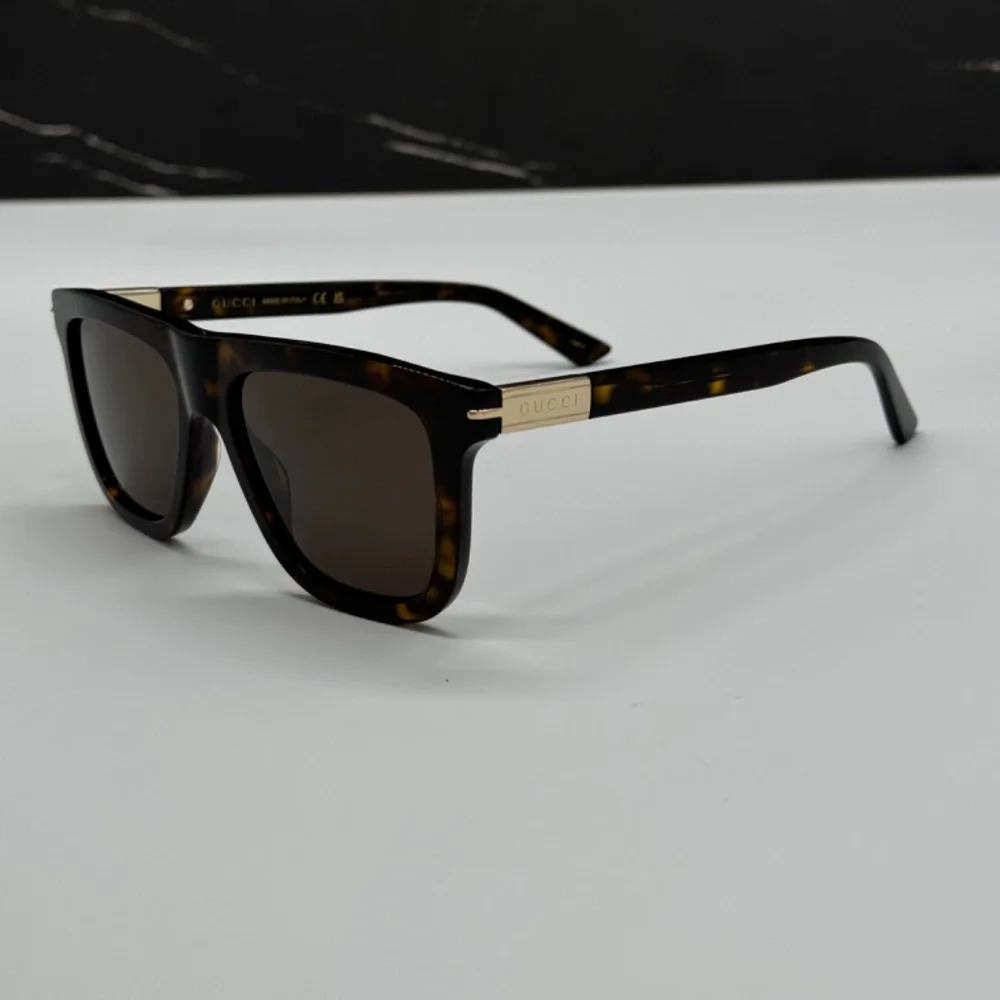 NEW GG1502S 002 GUCCI SQUARE HAVANA BROWN UNISEX SUNGLASSES GUCCI